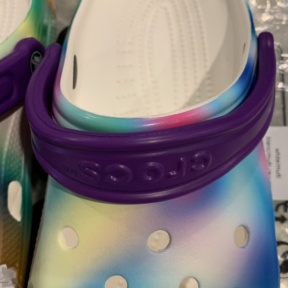 Brand New Crocs! Great bright print sure to get a lot of compliments. - Picture 3 of 10